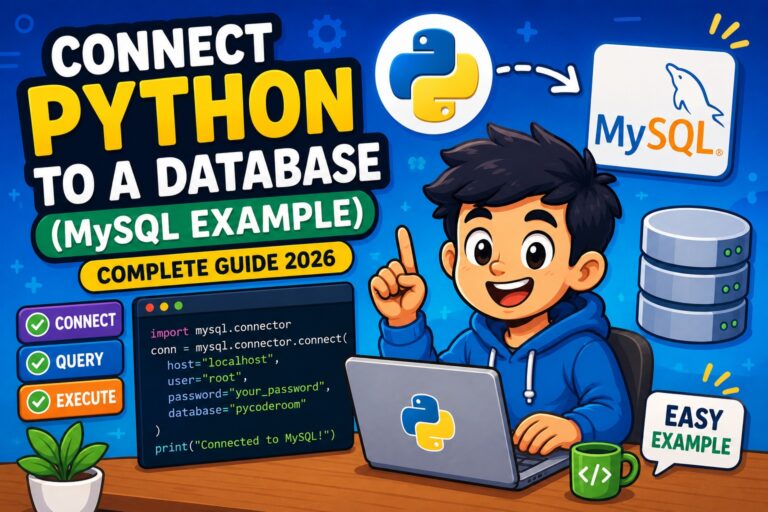 Connecting Python with MySQL tutorial